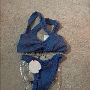 Hunza G Blue Bikini Set
